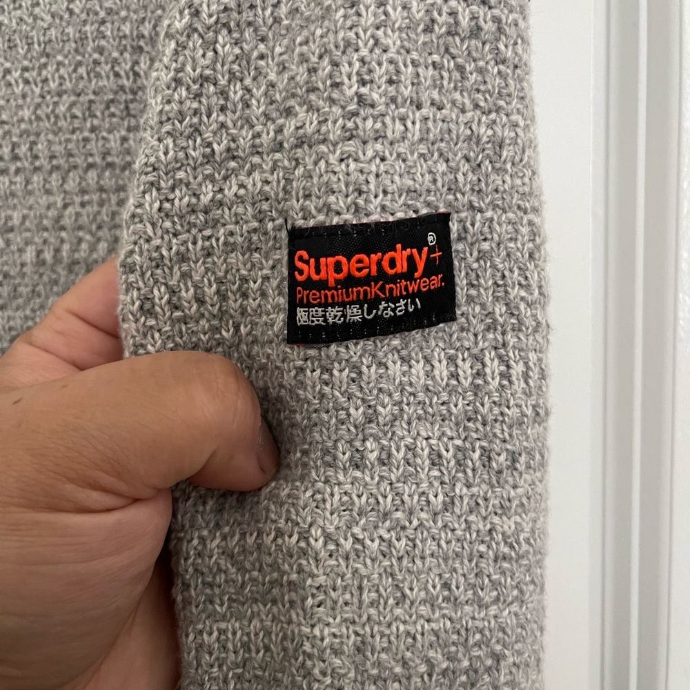 Superdry Textured Knit Crewneck Sweater